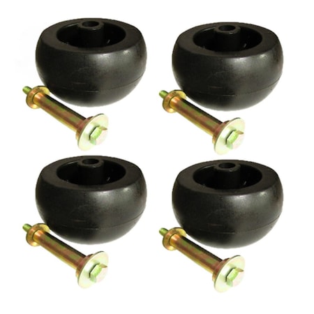 Aftermarket Mower Anti Scalp Deck Wheel Kit Fits Exmark 103-3168 103-7263 1034051 Fits Toro WHU90-0128